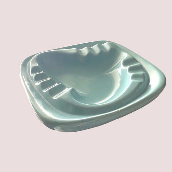 Vintage Ashtray Ceramic Boomerang Atomic Mid Century Modern Conversation Pit - Picture 2 of 9